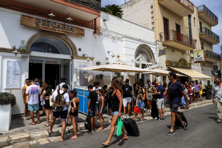 Южна Италия е магнит за туристи. Снимка: Valeria Mongelli/Bloomberg