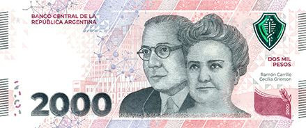 Новата банкнота. Снимка: Banco Central De La Republica Argentina