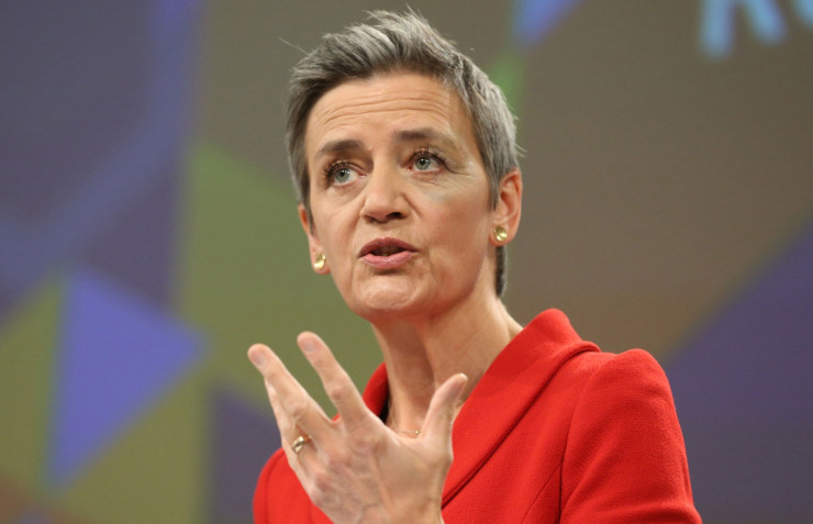 Еврокомисарят по конкуренцията Маргрете Вестагер. Снимка: Bloomberg L.P.