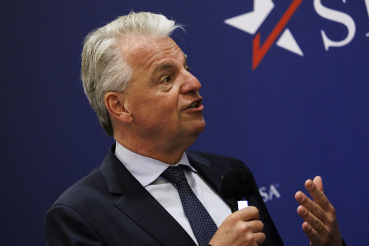 Главният изпълнителен директор на Aurubis Роланд Харингс. Снимка: Ting Shen/Bloomberg