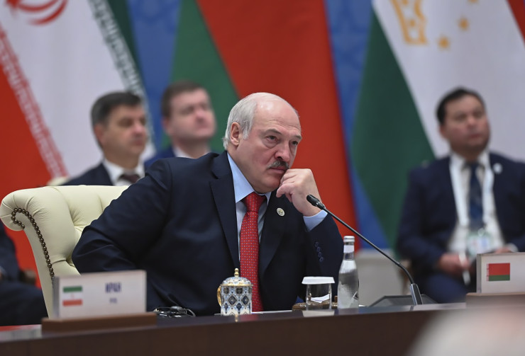 Беларуският президент Александър Лукашенко. Снимка:  EPA/UZBEKISTAN FOREIGN MINISTRY