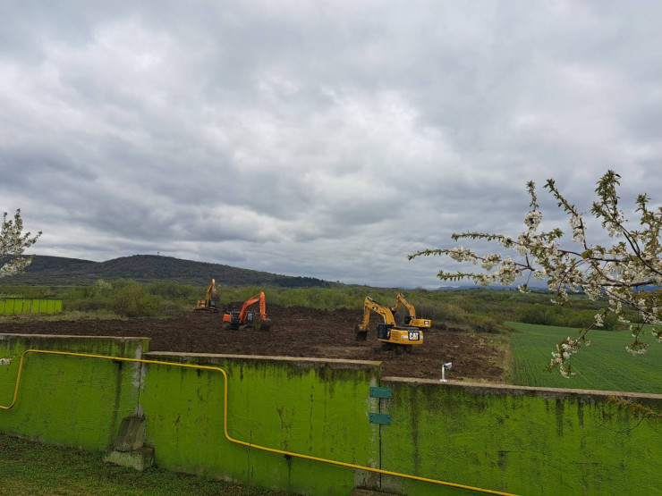 Строителството на компресорната станция в Чирен. Снимка:  Investor.bg