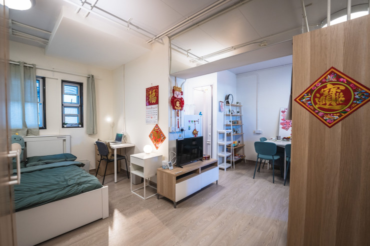 Демонстрационно леко общинско жилище в Хонконг. Снимка: Bloomberg LP