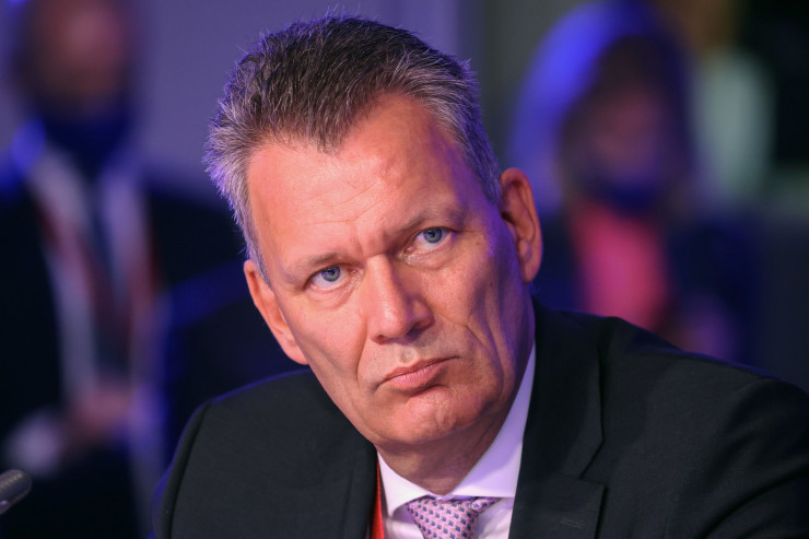 Главният изпълнителен директор на изпадналата в криза германска енергийна група Uniper Клаус-Дитер Маубах. Снимка: Andrey Rudakov/Bloomberg