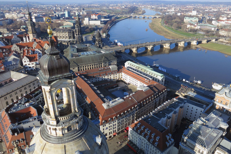 Чужденците в Дрезден са се увеличили над два пъти за десет години. Снимка: Bloomberg LP