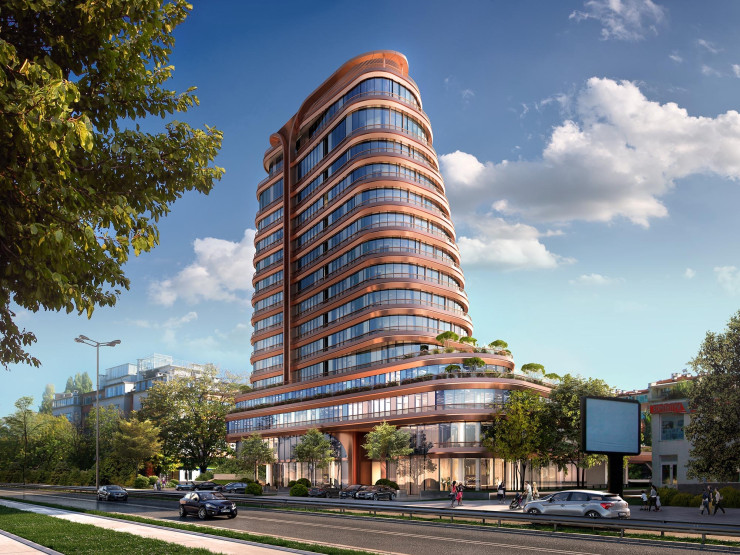 3D визуализация на S-TOWER. Снимка: LUXIMMO