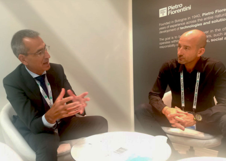 Паоло Гафури, главен изпълнителен директор на Pietro Fiorentini, и Калин Пешов, генерален мениджър на „Главболгарстрой“