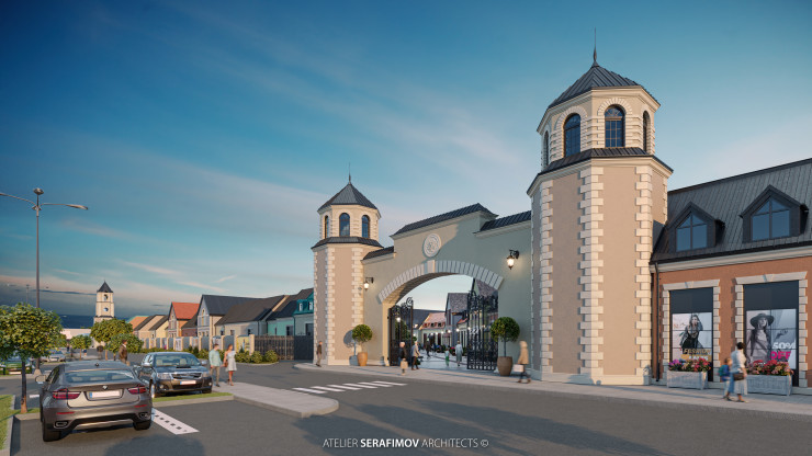 Outlet Village Sofia. Визуализация: Trinity Capital