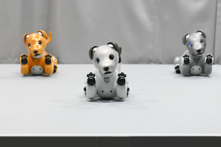 Роботът Aibo, разработен от Sony преди две десетилетия. Снимка: Noriko Hayashi/Bloomberg
