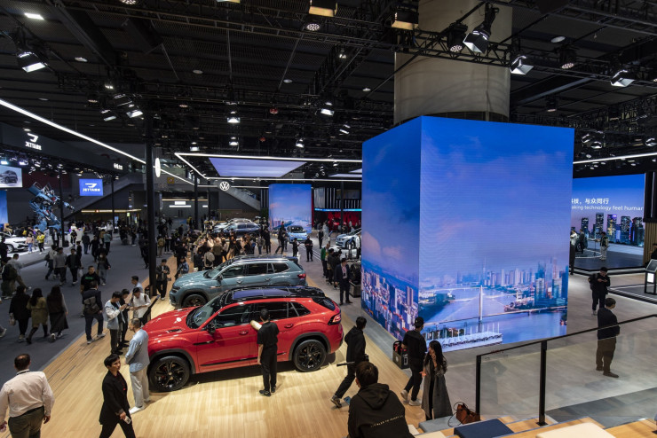 Автомобилното изложение в Гуанджоу 2023. Снимка: Bloomberg L.P.