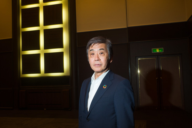 Масанори Катаяма, главен изпълнителен директор на Isuzu. Снимка: Kentaro Takahashi/Bloomberg