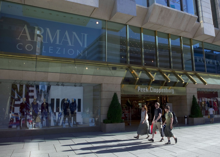 Магазин на веригата Peek & Cloppenburg във Франкфурт. Снимка: Krisztian Bocsi/Bloomberg