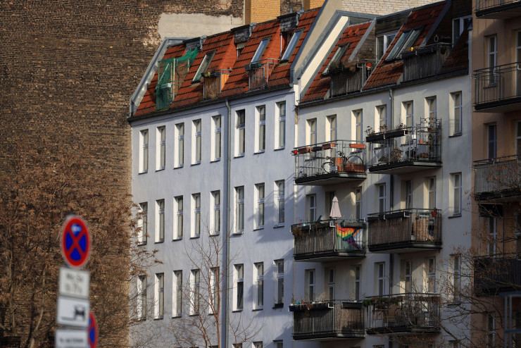 Апартаменти в квартал "Пренцлауер Берг" в Берлин. Снимка: Кристиан Бокси/Bloomberg
