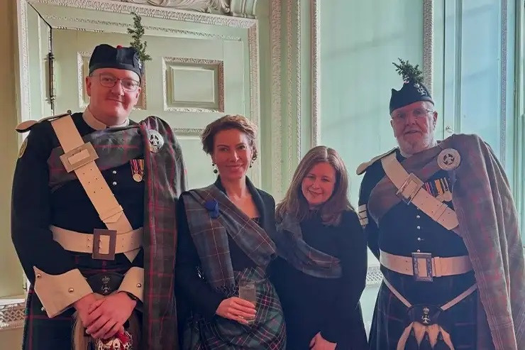Александра Мирчева с други носители на наградата Keepers of the Quaich