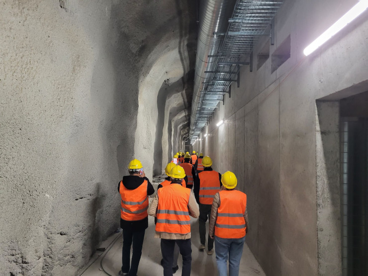 Работници в подземната мина в Италия. Снимка: Trentino DataMine