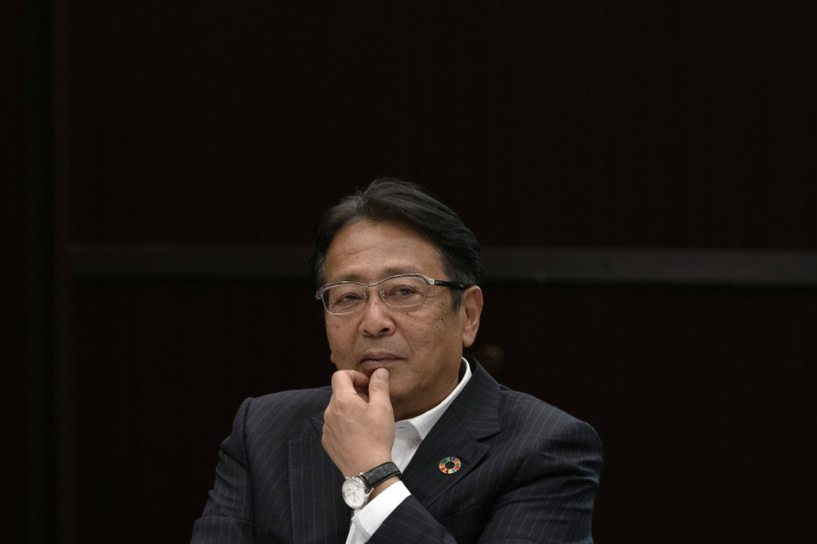 Главният изпълнителен директор на Mazda Акира Марумото. Снимка: Buddhika Weerasinghe/Bloomberg