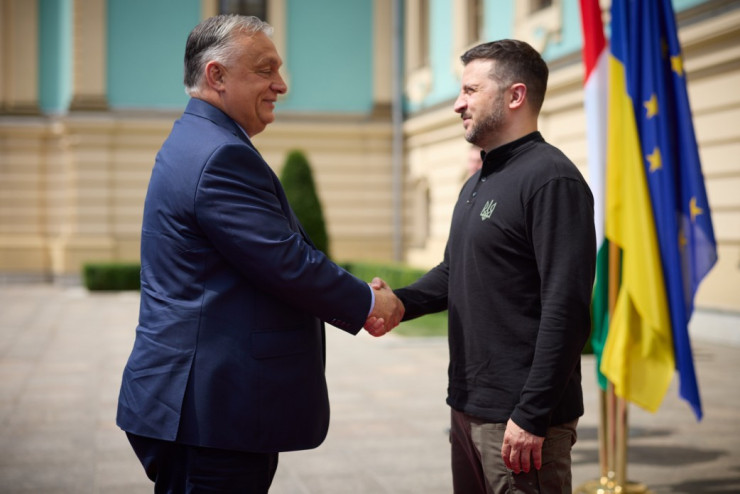 Първото посещение на Виктор Орбан в Киев за последните 10 години. Снимка: President.gov.ua