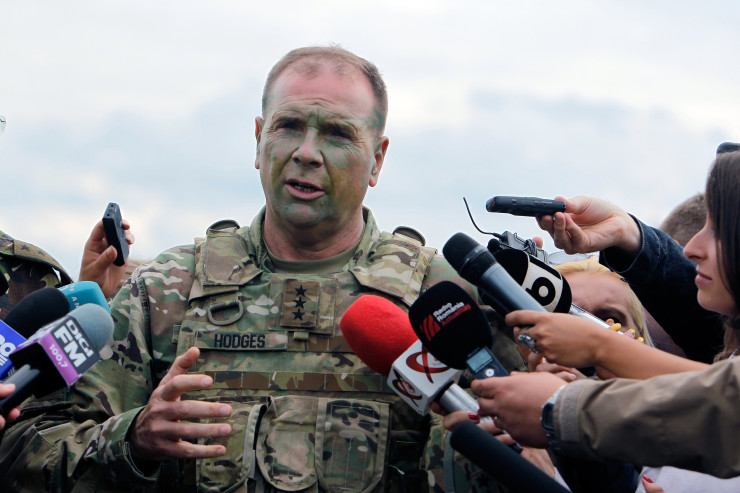 Бившият главнокомандващ на американската армия в Европа Бен Ходжис. Снимка: ЕРА