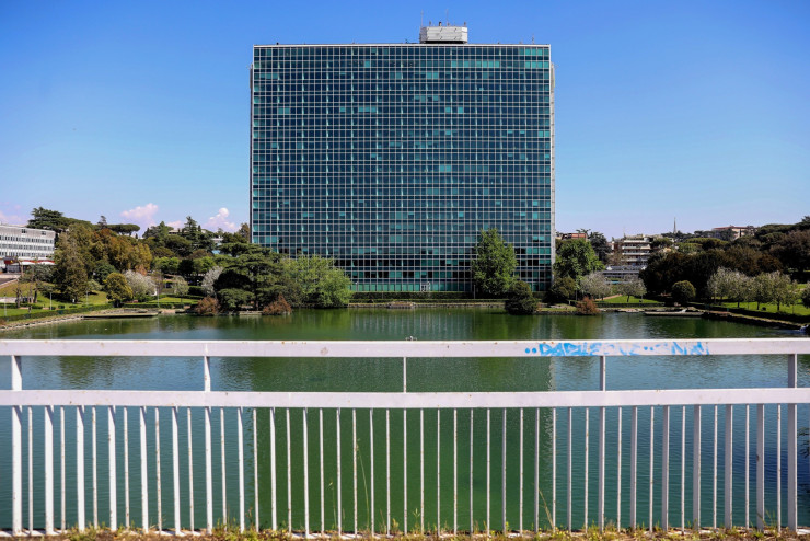 Централата на Eni в Рим. Снимка: Bloomberg