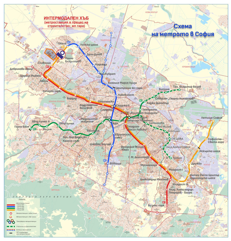 Карта: Столична община