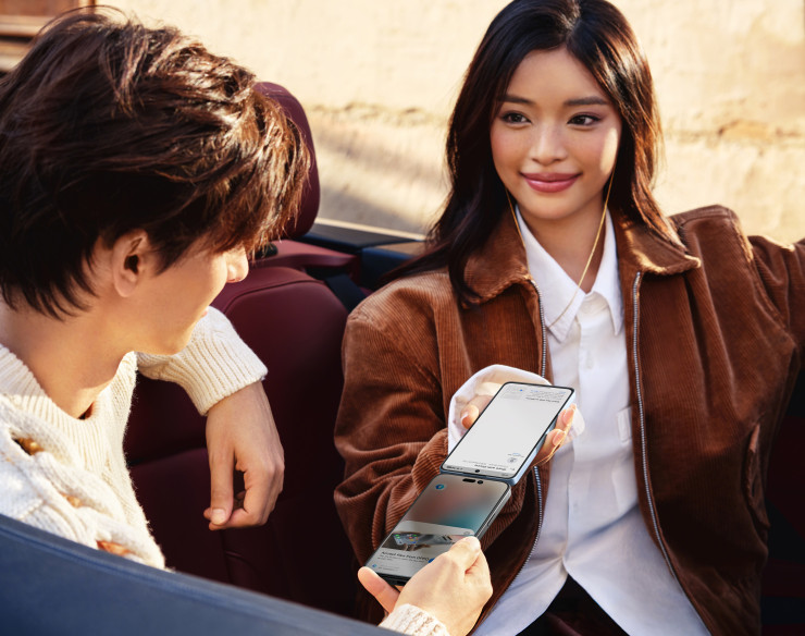 Фукцията Tap-to-Share предлага директно споделяне на Livephotos с устройства с iOS Снимка: Oppo