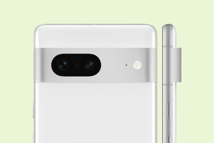 Новият Pixel 7. Google залага на леки промени в дизайна на смартфоните си. Снимка: store.google.com