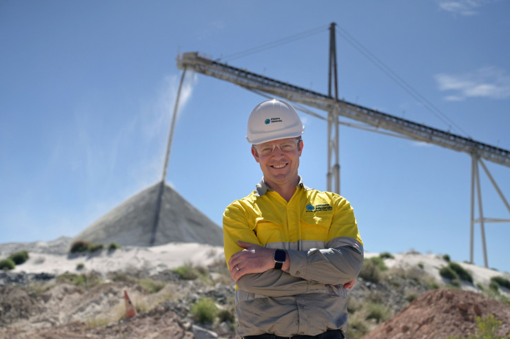 Дейл Хендерсън, ръководител на австралийската компания за добив на литий Pilbara Minerals Ltd. Снимка: Bloomberg L.P.