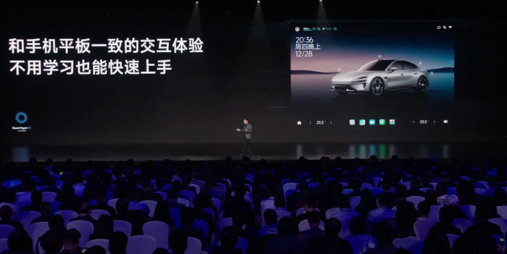 Представяне на първия електромобил на Xiaomi SU7. Източник: Кадър от видео, споделено от официалния канал на Xiaomi в YouTube. 