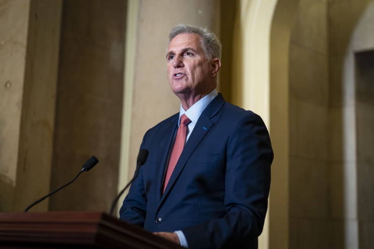 Председателят на Камарата на представителите – републиканецът Кевин Маккарти. Снимка: Bloomberg L.P.