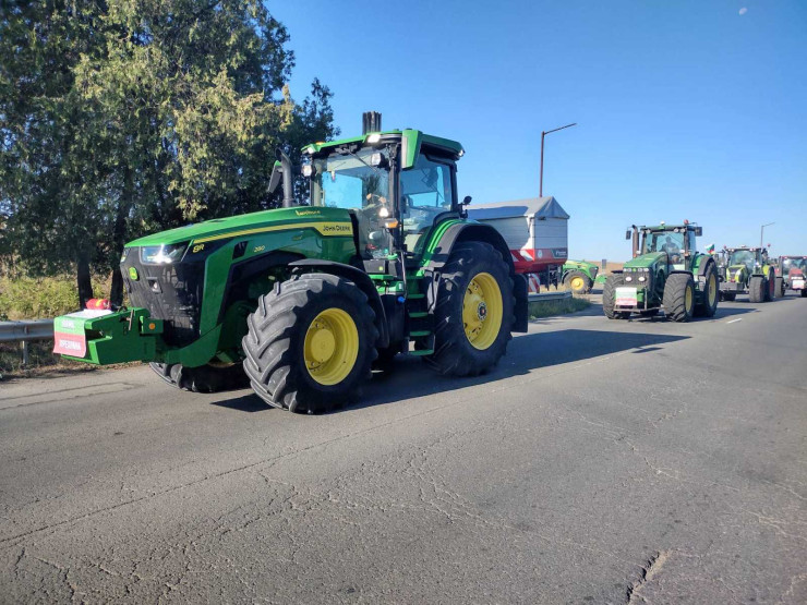 Протест на зърнопроизводители в страната