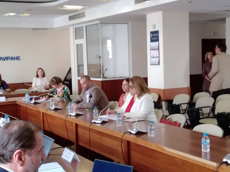 Новият директор на "Булгаргаз" Деница Златева по време на заседанието в КЕВР. Снимка: Investor.bg