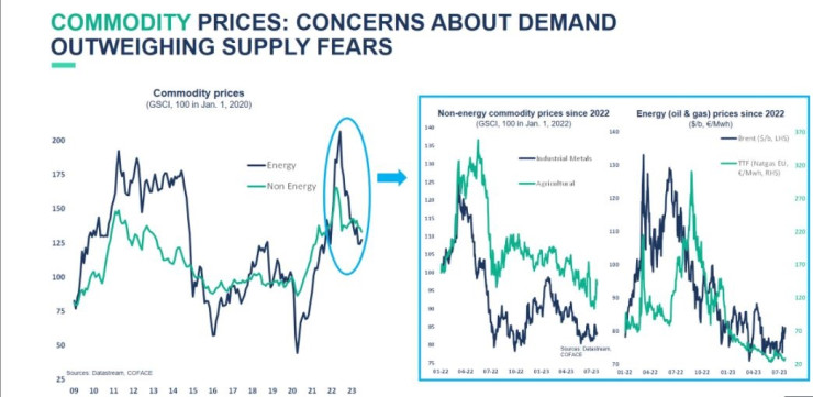 Движение на цените на стоките. Източник: Кофас