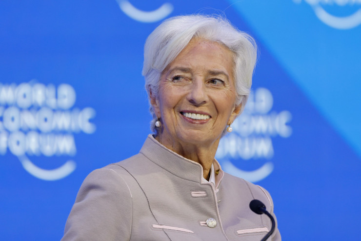 Кристин Лагард, управител на ЕЦБ. Снимка: Stefan Wermuth/Bloomberg