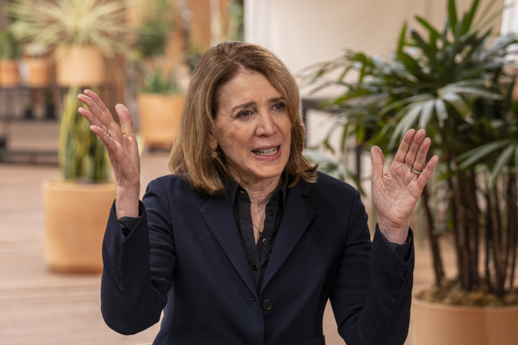 Главният финансов директор на Google Рут Порат. Снимка: David Paul Morris/Bloomberg