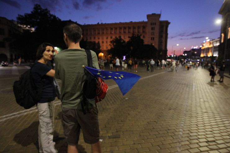 Подкрепата на българите към ЕС остава висока. Снимка: Димитър Кьосемарлиев, Investor Media Group	