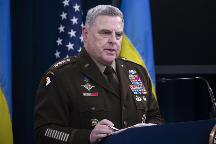 Генерал Марк Мили, началник-щабовете на САЩ. Снимка:  EPA/MICHAEL REYNOLDS