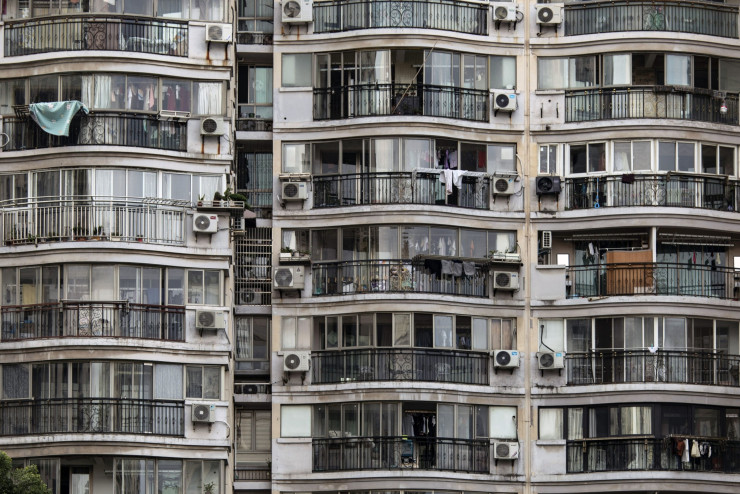 Жилищни сгради в Шанхай. Снимка:  Qilai Shen/Bloomberg
