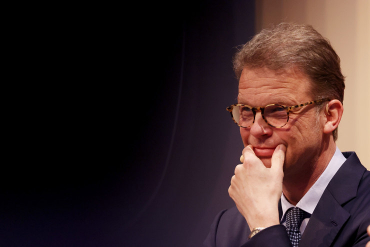 Главният изпълнителен директор на Deutsche Bank Кристиан Зевинг. Снимка: Liesa Johannssen-Koppitz/Bloomberg