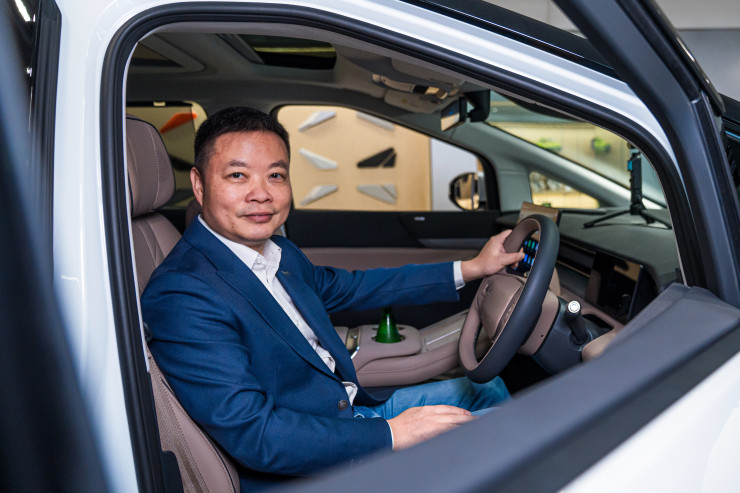 Главният изпълнителен директор на Xpeng Хъ Сяопен. Снимка: Bloomberg