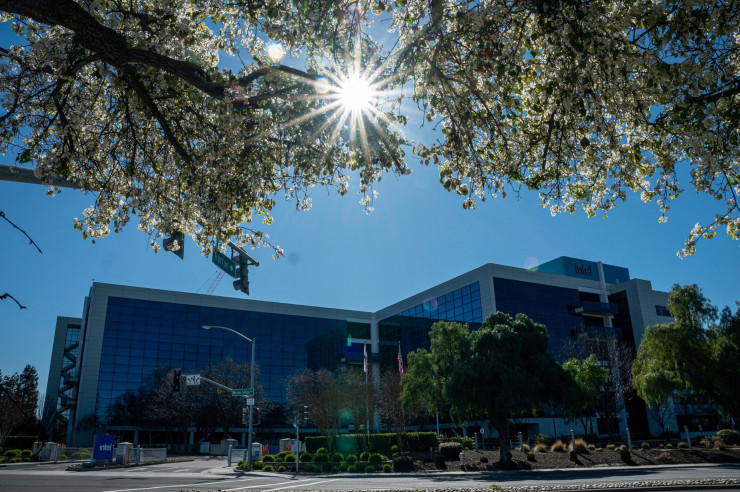Централата на Intel в Санта Клара. Снимка: Bloomberg L.P.