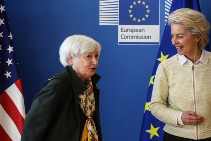 Американският финансов министър Джанет Йелън. Снимка: Bloomberg